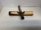 Hand Made Wood 2 Tone Cuban Claves -made Out Of Granadillo