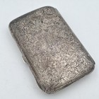 Antique 1899 Hilliard   Thomason Sterling Silver Filigree Vesta Cigarette Case