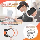 Headband Magnifier With Light Jeweler Magnifying Glass Loupe Visor Optivisor New