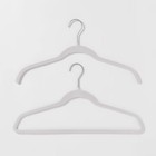 30pk Suit Flocked Hangers  Velvet Clothes Hangers For Sweaters  Dresses  Shirts