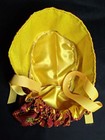 Tuskegee Ponytail Surgical Cap With Yellow Satin Lining