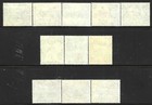 Pitcairn  british  1957  Scts  20- 30 Complete Qeii Set  Mint nh  Fog  Xf-superb