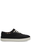 Toms Heritage Mens Canvas Casual Shoes Sneakers Lace Up Low Cut - Black