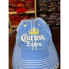 Corona Hat Corona Extra Beer Alcohol Logo Blue Yellow Cap Headwear Os
