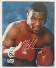Mike Tyson Signed 8x10 Photo-  Beckett Bas Autograph 