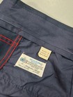 Vintage 70s Flare Leg Pants Red Railroad Stitching Disco Workwear Kmart 40x30