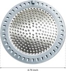 2pcs Shower Drain Hair Catcher  Shower Drain Strainer  Stainless Steel With