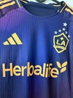 Adidas Mls Authentic Los Angeles Galaxy  Men s Soccer Jersey Size Large New