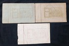 British Period Saudi Arabia Early Vintage Mecca Picture On Fund Slip Paper Rare