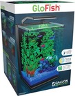5 Gallons Aquarium Kit Fish Tank With Led Lighting And Filtration Lightweight Us
