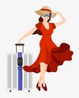 Travel Luggage Strap Adjustable Suitcase Packing Belt With Tsa Combination Lo   
