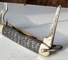 Vintage Bsa Cub Scout Blue Folding Pocket Knife Camillus New York 3 Blade Usa