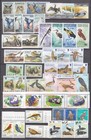 Birds Stamps Worldwide Collection 12 Complete Sets S s - Vf See Description Mnh
