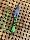 Athame - Green Celtic Purple Metallic Black Blade 7 5 Inches