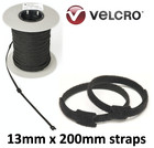 Cable Zip Tie Velcro   Brand One Wrap   13mmx200mm Cleats Strap Reusable Hook Loop