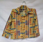 Vtg Brass Tacks Made In Usa Little Boy Western Style Button Up Long Sleeve Shirt