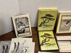 Large Lot Of New Antioch Bookplate Co   Mixed Old Ex Libris Labels Plates Look  