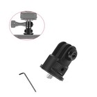 Aluminum Alloy 1 4 Inch Screw Tripod Adapter 360 Rotating Mount Holder For Gopro