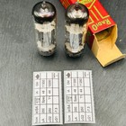 Pair Haltron El84 6bq5 Vintage Vacuum Tubes Tested Strong Matched   Box
