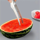 Watermelon Slicer Cutter Knife Server Corer Scoop Kitchen Knife Tools