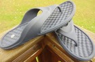 New Navy Blue Slip On Flip Flops Thongs Sandals Adults Men Shoes Small 8-9