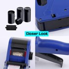 Mx-5500 8digits Blue Price Tag Gun  5000 White With Red Lines  Labels 1 Ink