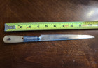 Old Horn Handle Dagger Vintage Possibly Antique Persian Kard Blade Symbol Marked