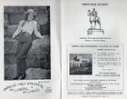 1940s - Pikes Peak Or Bust Rodeo Program Filled With Photos And Flyer - Xl2e
