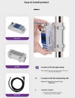 Dn8 Ultrasonic Flow Meter No Pipe Cutting External Clip-on Water Sensor Switch