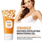 50g Orange Enzymes Facial Skin Exfoliating Brightening Scrub Gel New