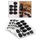 80pcs Mouthpiece Cushion 0 8mm Alto Tenor Saxophone Clarinet Patch Black