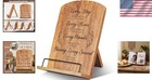 Elegant Bible Verse Cookbook Stand - Adjustable Recipe Holder For Kitchen Decor