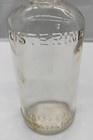 Antique Listerine Embossed Clear Glass Bottle From Lambert Pharmacal Company