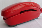 Western Electric Bright Red Trimline Telephone Desk Touch Tone Phone Works