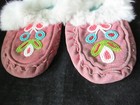 Vintage Native American Indian Beaded Moccasins