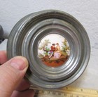 Vintage 1940s Victorian Style Powder   Music Box  Music Box Non-working  Dented