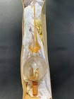 Antique Glass Tree Topper With Holy Family Nativity  Inside 13 5    
