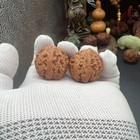 Pair Of  Match Chinese Health Small Walnut Collection 31  32  30mm                                    