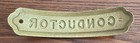 Reading Railroad Conductor Hat Badge Old Stock