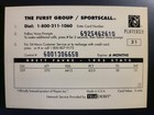 1996 Sportscall Phone Cards  31 Brett Favre Packers Card Rare