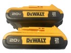  2  New Genuine Dewalt Dcb203 20v Volt Max 2 0ah Li-ion Battery Packs Dcb203-2