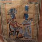 Royal Couple Egyptian Needlework Kit 14 5 x18 5  Canvaswork Vtg Elsa Williams
