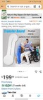 Seaside Brother 360   Rotating Transfer Board Slide Assist W carrybag Open Box