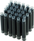 Asvine Fountain Pen Ink Cartridges Black Color  Set Of 30 Refill Ink Cartridges 