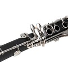 Glarry Bb Flat B 17 Keys Clarinet With Case Nickel Plated Keys