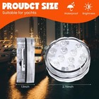 Retisee 8 Sets Boat Lights Marine Waterproof Led Battery Operated Punk Submer   