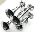 Train Air Horn 155 Decibels 4 Trumpet Chrome 120 Psi Max Up 46130