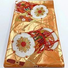 7238  Japanese Vintage Fukuro Obi Belt Kimono Fabric Silk Traditional