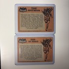 1966 Topps - Batman And Robin  black Bat   1 And  2 Set  see Photos 