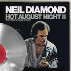 Neil Diamond - Hot August Night 2 Silver Lp Record Plaque Display